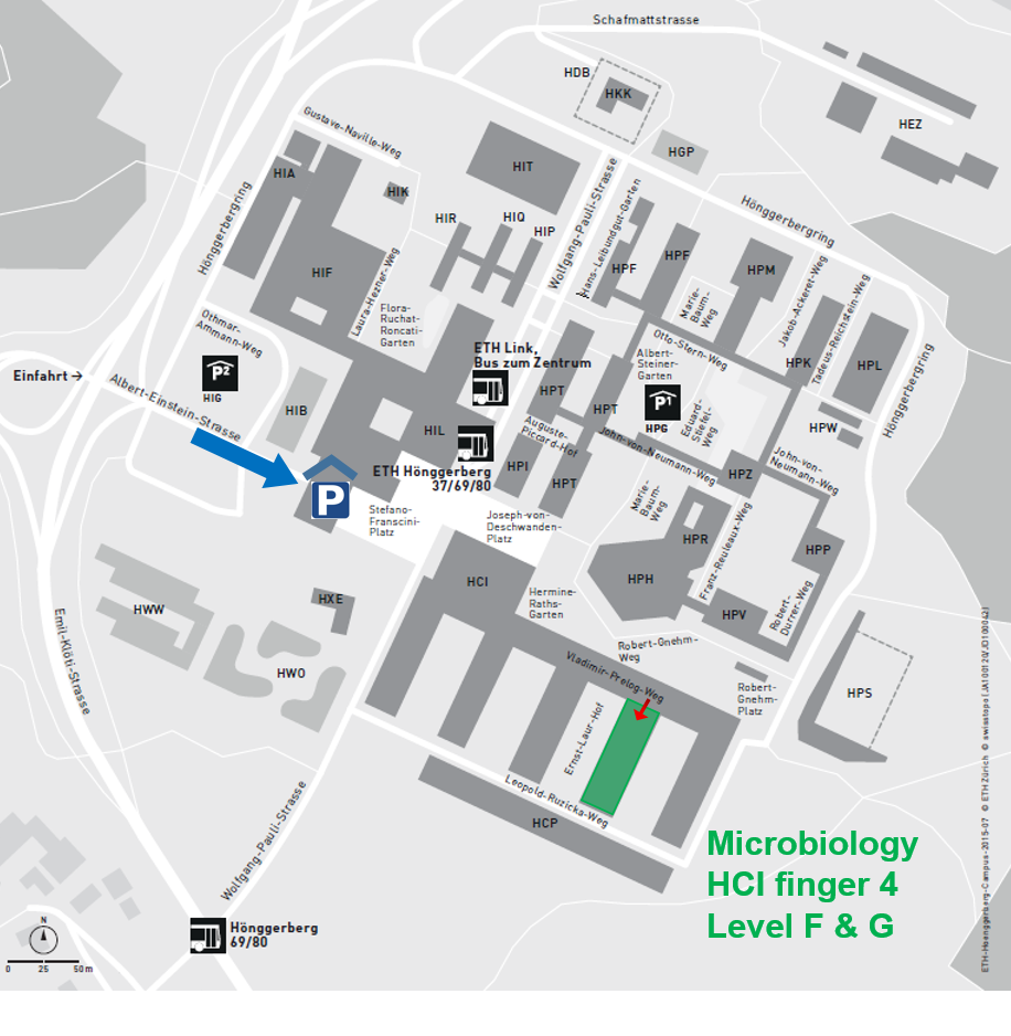Enlarged view: Campus Map
